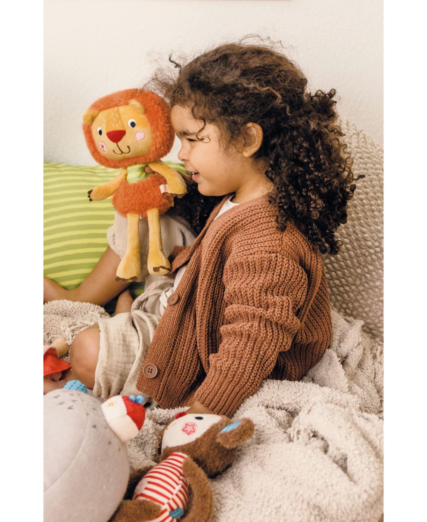 Детские мягкие игрушки Bababoo and friends Lion Character Book & Plush Set — фото 6