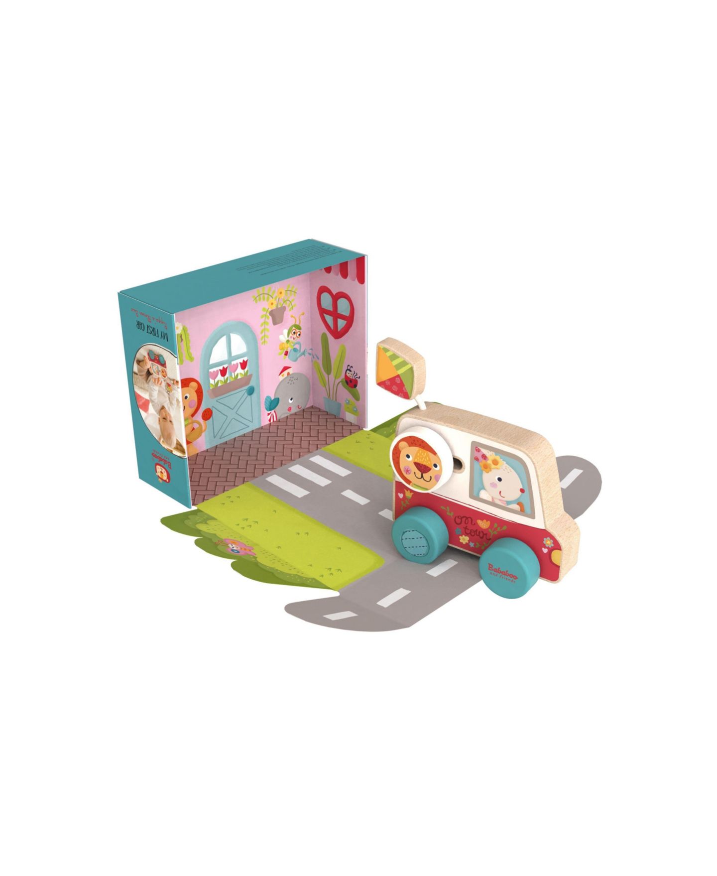 Детская игрушка Bababoo and friends Pippa Bunny Flower Bus Toy, Ages 10 Months+ — фото 2