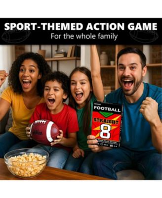 Fast-Paced Card Game for Kids & Adults – 128 Cards & Easy Rules – 2-8 Players – Ages 8+ – Perfect for Family Games Night, Travel and Parties