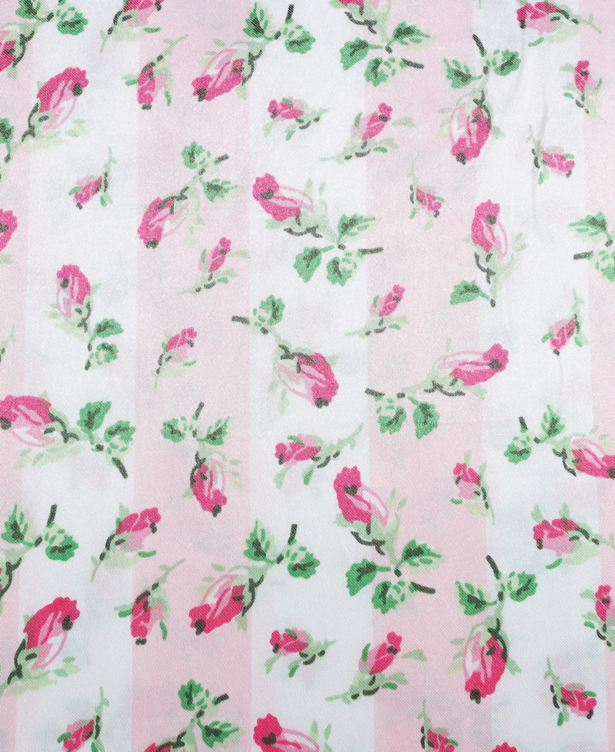 Betsey Johnson Rose Stripe Satin 3-Pc. Duvet Cover Set