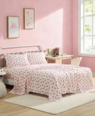 Nerdy Teddies Microfiber 3-Pc. Sheet Set, Twin XL