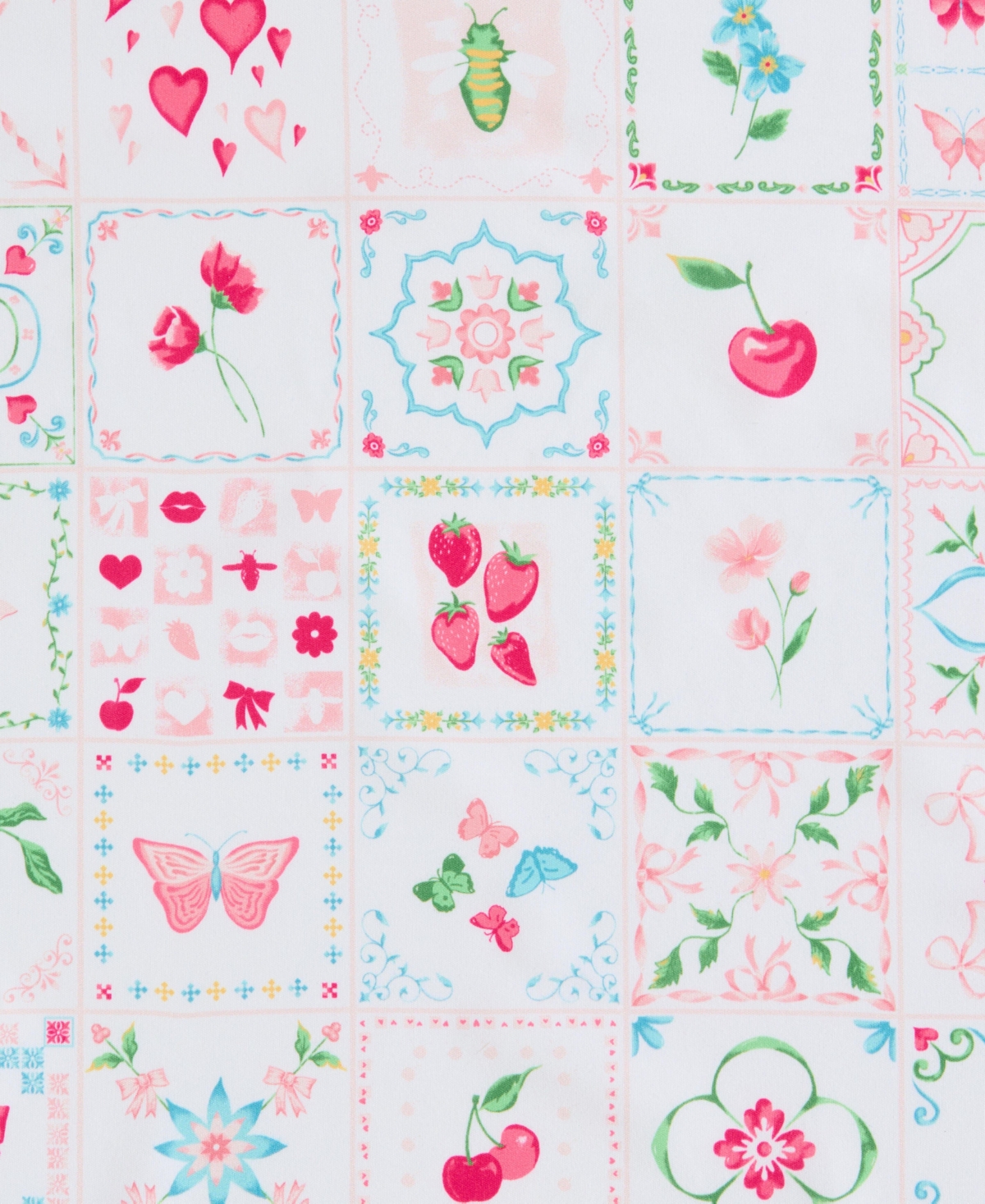 Betsey Johnson Pretty Tiles Microfiber 4-Pc. Sheet Set