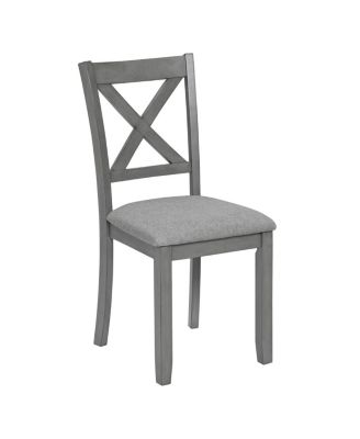 Streamdale Elegant 5-piece Wooden Dining Table Set with 4 Chairs