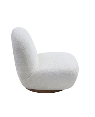 Luxury Modern Swivel Accent Chair, Boucle Rotating Sofa Chair, Minimalist Cloud Chair