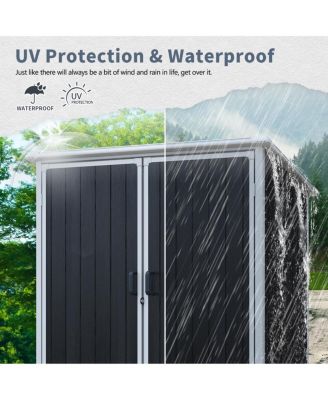 Streamdale Outdoor Storage Shed Waterproof Resin Cabinet with Lockable Doors