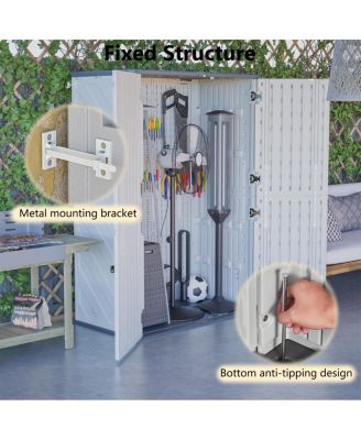 Streamdale Rust Proof Resin Garden Equipment Storage - Weatherproof, Spacious, UV Resistant