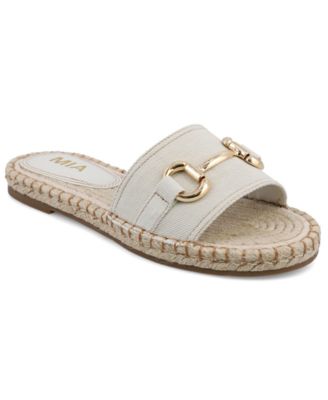 Women's Cadiz Horsebit Espadrille Flat Slide Sandals