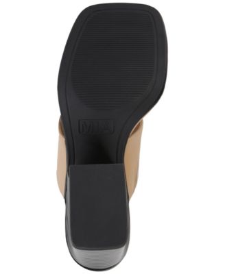 Women's Fawn Block Heel Toe Ring Dress Sandals