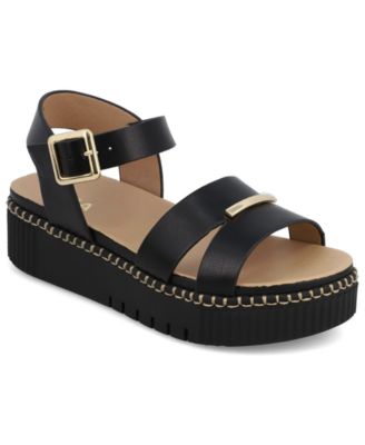 Women's Jacklyn Ankle Strap Flatform Casual Sandals