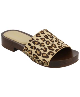 Women's Lanell Low Block Heel Studded Slide Sandals