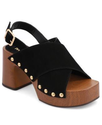Women's Eudora Studded Crisscross Platform Sandals