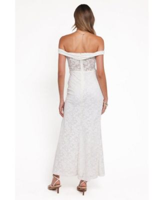 Women's Pascha Off Shoulder Lace Maxi Dress