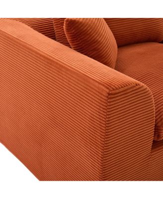 Modular Sectional Sofa Cloud Couch, Comfy Modern 2 Seater with Removable Cushion Covers