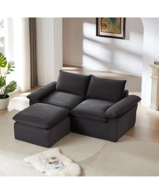 Streamdale Modern corduroy cloud sofa, freely combined, comfortable sitting experience