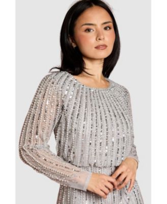 Women's Party Sequin Midi Dress