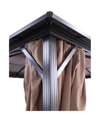 aluminum double-top sun canopy