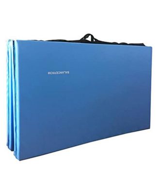 120 x 48" All Purpose Folding Gymnastics Exercise Mat, Blue