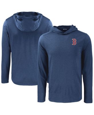 Men's Navy Boston Red Sox Coastline Epic Comfort Eco Hoodie Long Sleeve T-Shirt