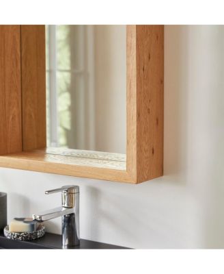 Easy Oak Wood Mirror