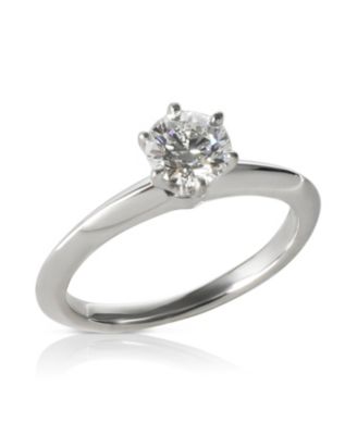0.53 ct Round Brilliant Diamond Engagement Ring