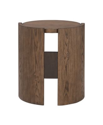 Cayden 24" Veneers Round End Table