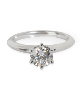 Solitaire Engagement Ring in Platinum F VS2 1.00 CTW