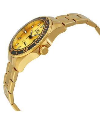 Men's 15186 Pro Diver Quartz Gold Dial Watch