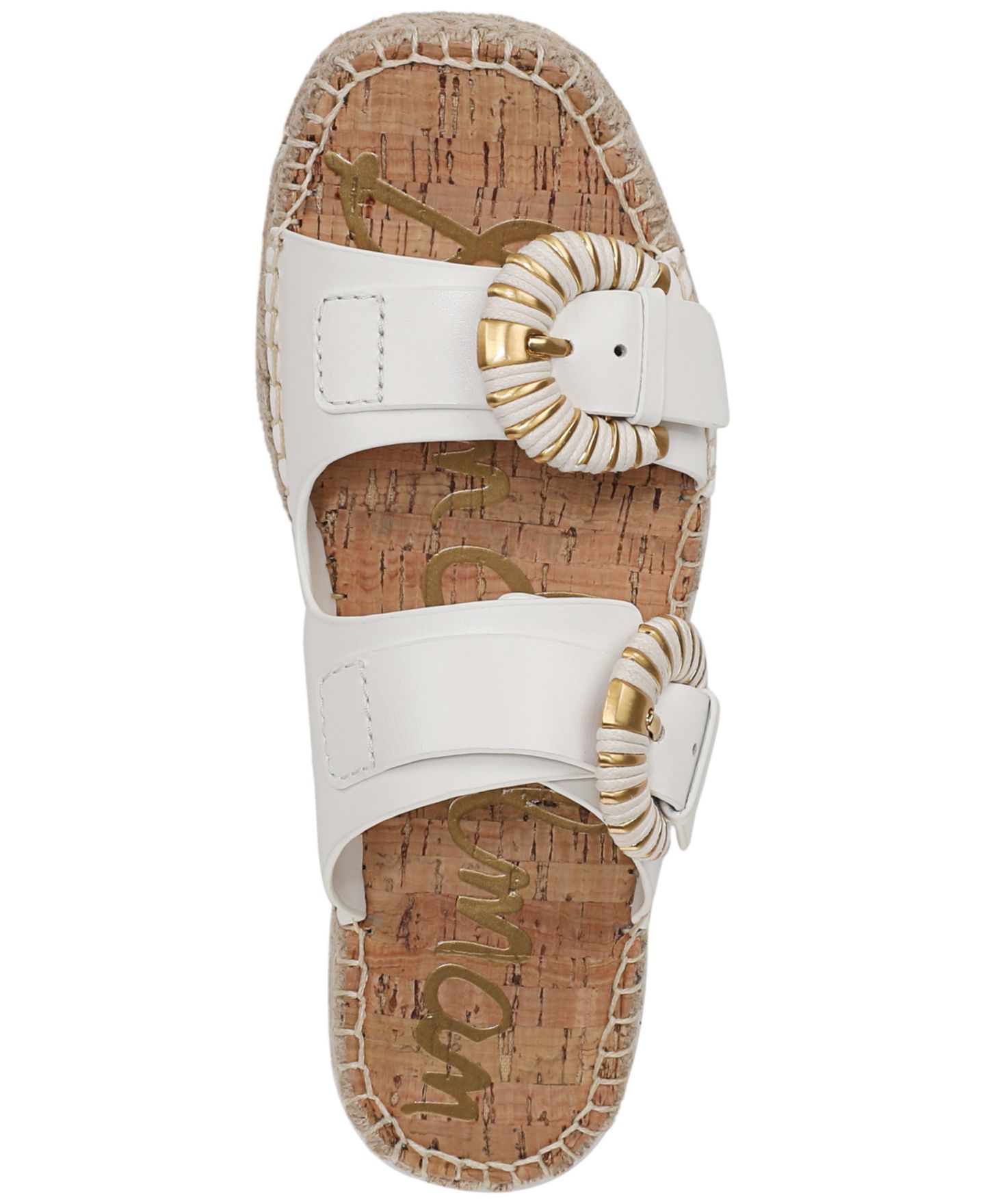Женские сандалии Sam Edelman Tabbey Slip-On, цвет: Яркий белый — фото 4