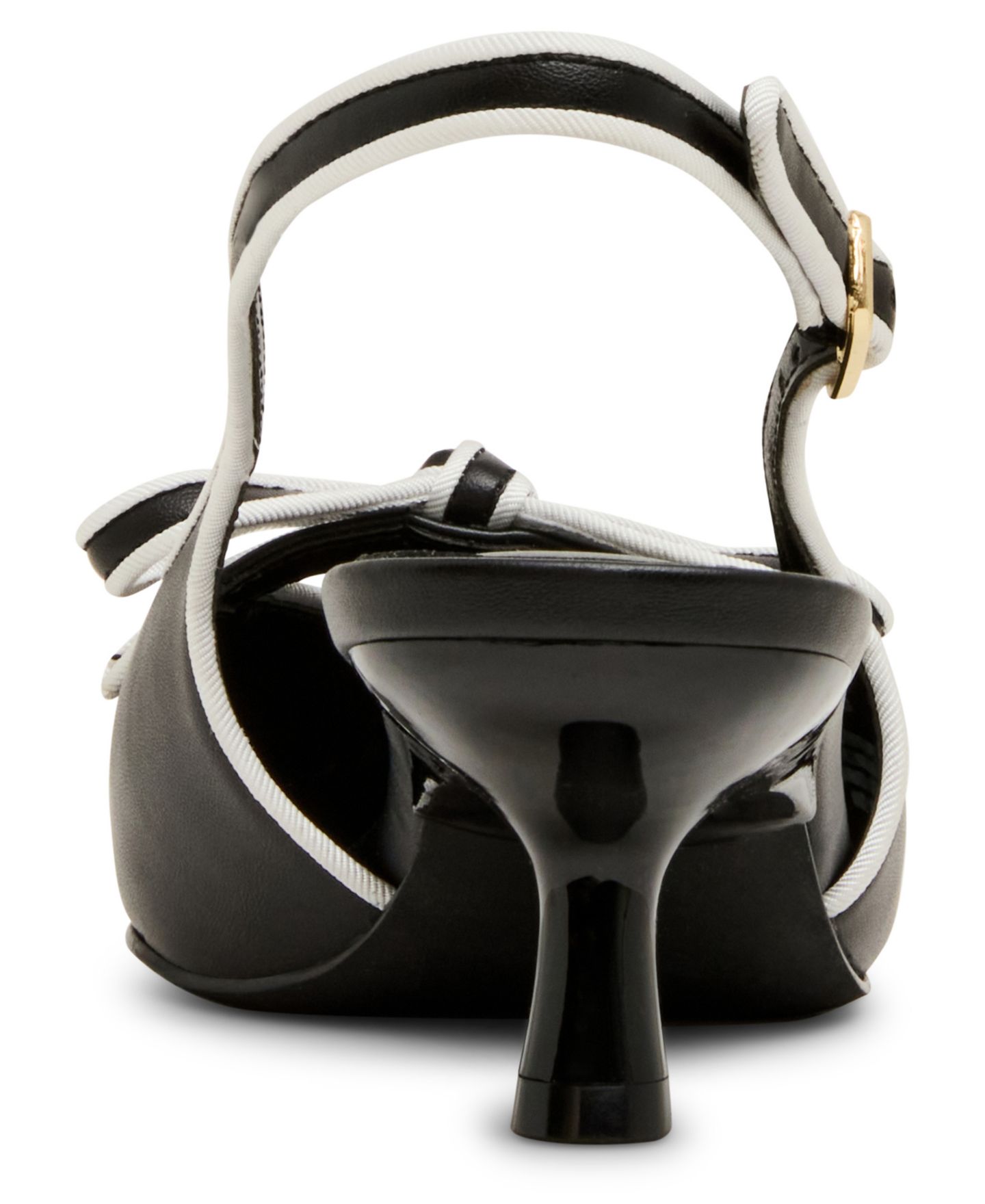 Женские туфли Madden Girl Kenny Bow Slingback Pumps, цвет: Чёрный разноцветный — фото 3