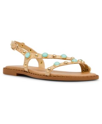 Women's Witty Embellished Strappy Flat Sandals