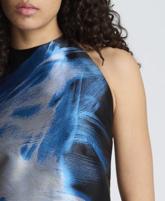 Women's Sleeveless Halter Neck Short Dress