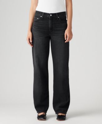 Premium Women's Mid-Rise Baggy Dad Jeans