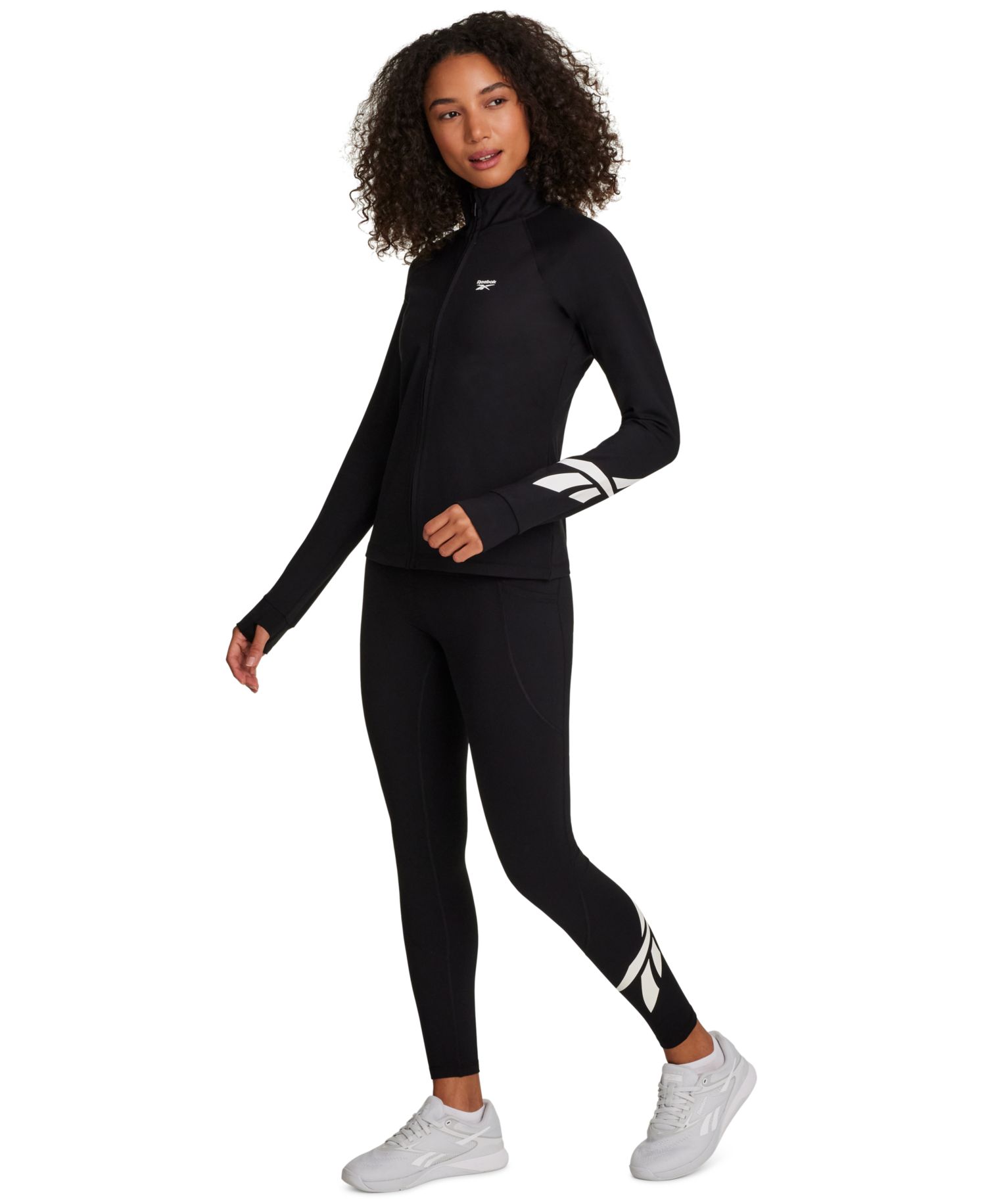 Women's Long-Sleeve Slim-Fit Zipper Jacket