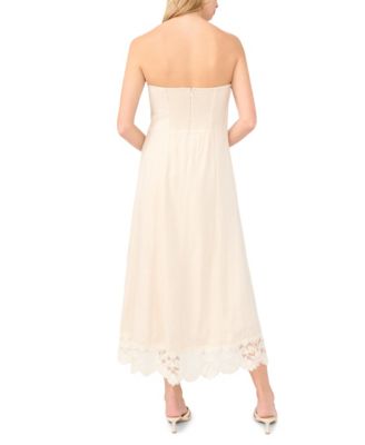 Women's Strapless Midi Dress