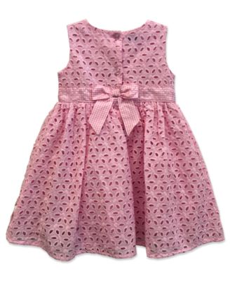 Blueberi Bouevard Baby Girls' Sleeveless Eyelet Dress