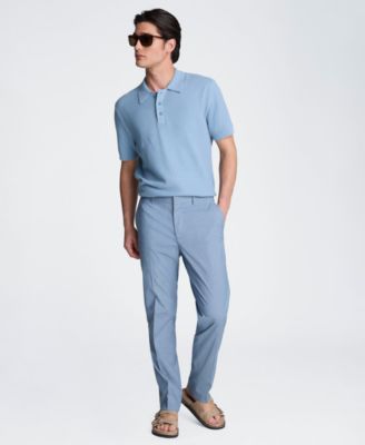 Men's Short-Sleeve Polo Sweater