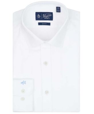 Penguin Men's Slim-Fit Collared Oxford Dress Shirt