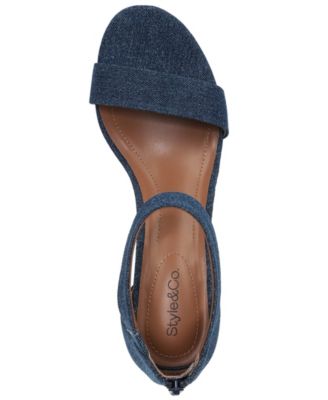 Women's Paycee Two-Piece Mid-Heel Dress Sandals