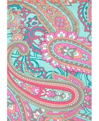 Women's Paisley Print Underwire Bikini Swimsuit Top Bra Sizing