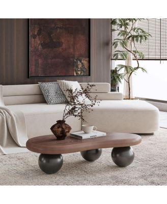  40" Cloud Coffee Table with 3 Ball Legs