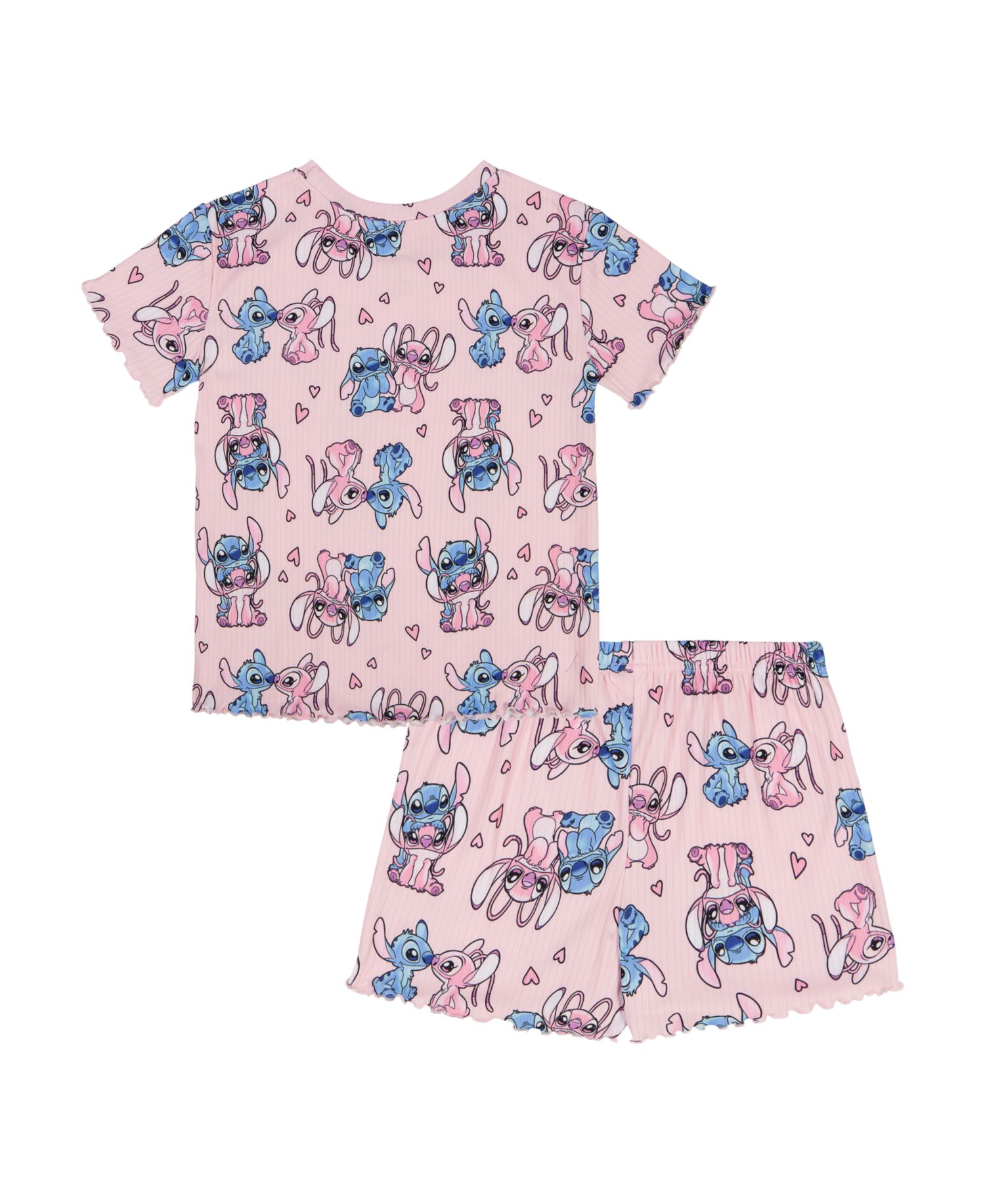 Girls' 4-10 Crewneck T-Shirt and Shorts, 2-Piece Set