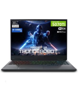 Radiant R16 16" Traditional Laptop Intel Core i9 32GB RAM NVIDIA GeForce RTX 5070 Ti 2TB SSD Storage Windows 11 Home 300Hz - Black