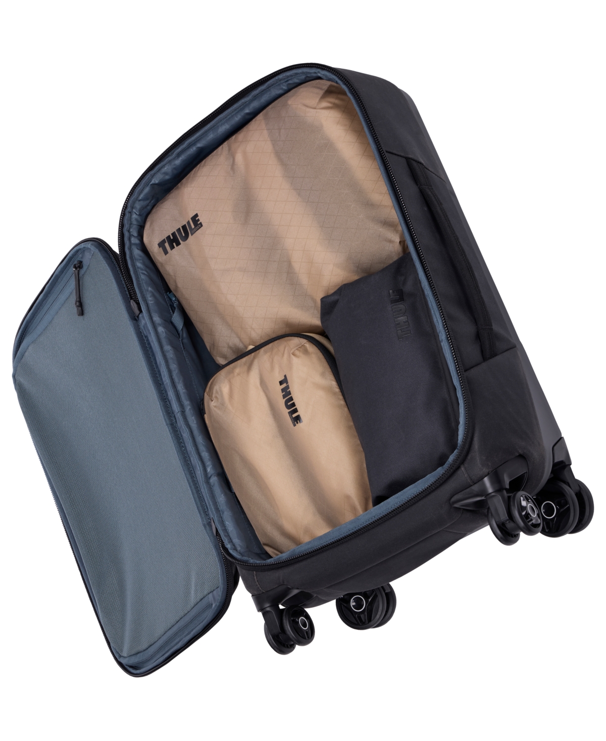 Thule Compression Packing Cube Set, 2-pack In Gentle Beige