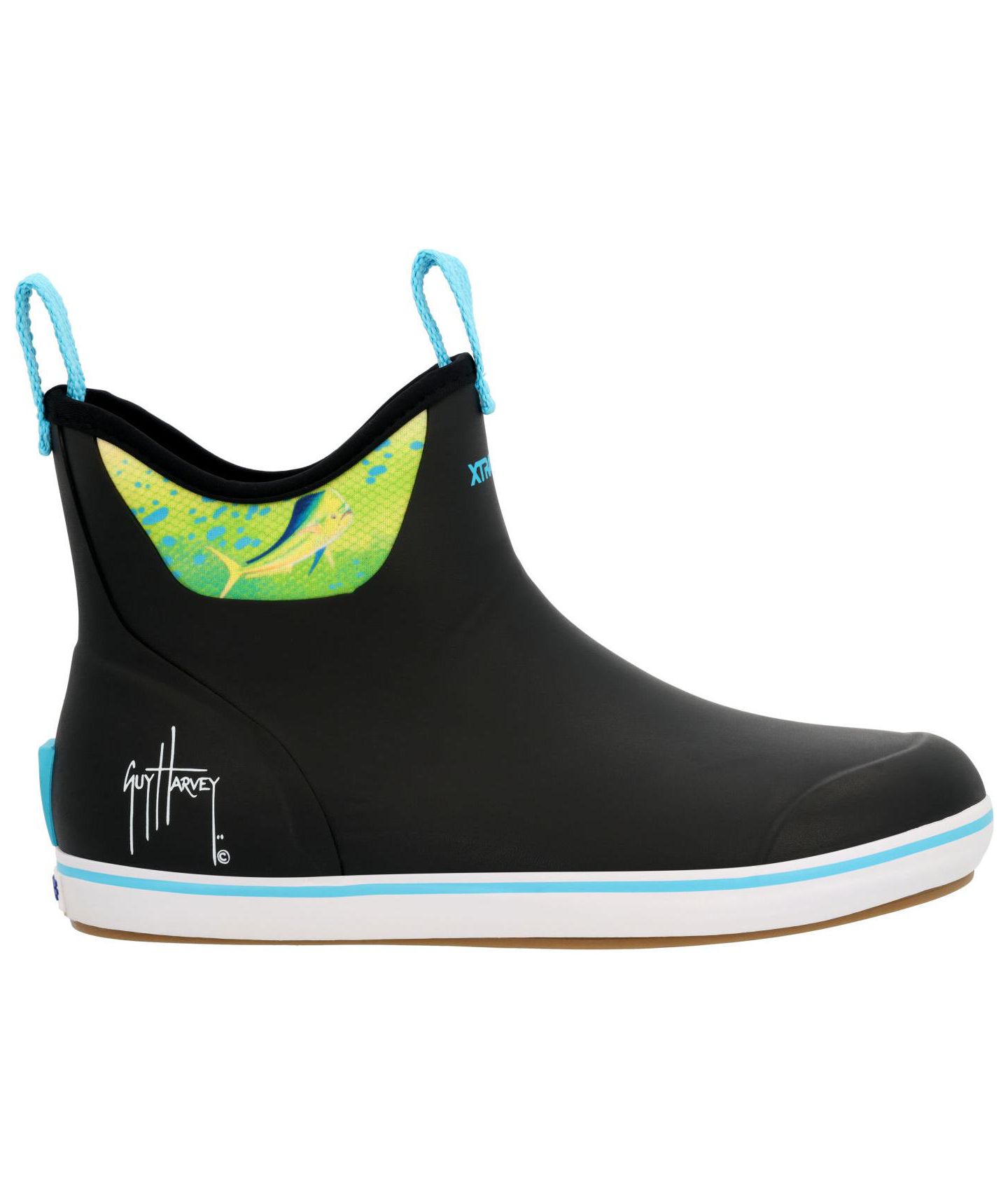 Мужские ботинки XTRATUF Guy Harvey Ankle Deck Boot, цвет: Чёрный — фото 2