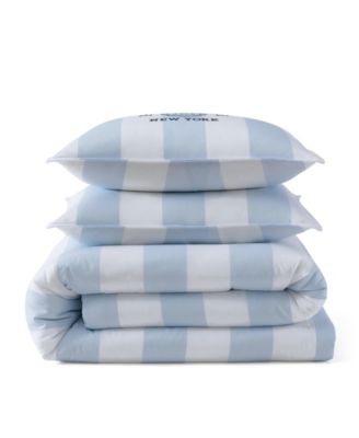 Berkeley Stripe Washed Microfiber 2-Pc. Comforter Set, Twin/Twin XL