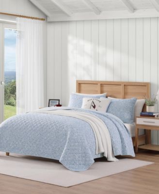 Boating Flags Cotton Reversible 2-Pc. Quilt Set, Twin