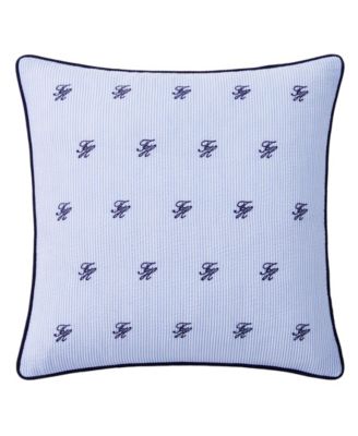 Riviera Monogram Square Decorative Pillow, 20" x 20"