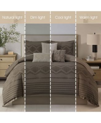 Waverly Geometric 7-Pc. Comforter Set, California King