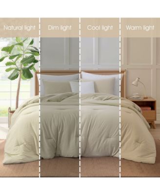 Anaya Solid 3-Pc. Comforter Set, Queen