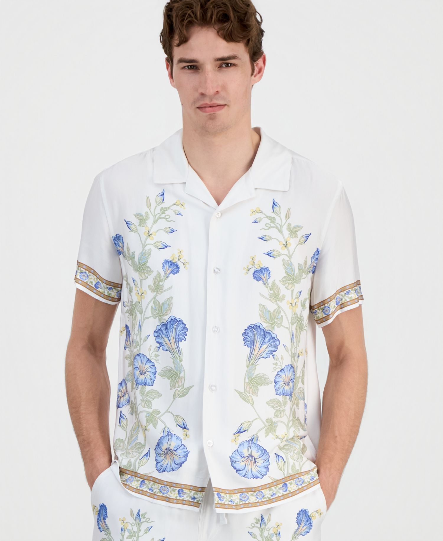 Men's Wayco Bord Floral Shirt
